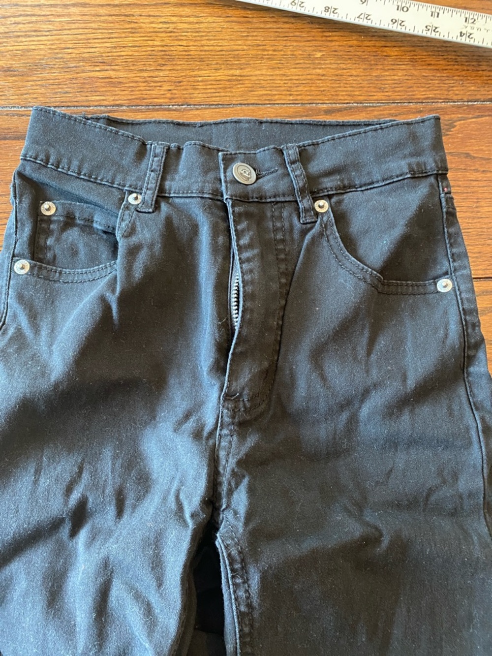 Cheap Monday Second Skin Very Stretch Black Skinny Jeans Waist 11